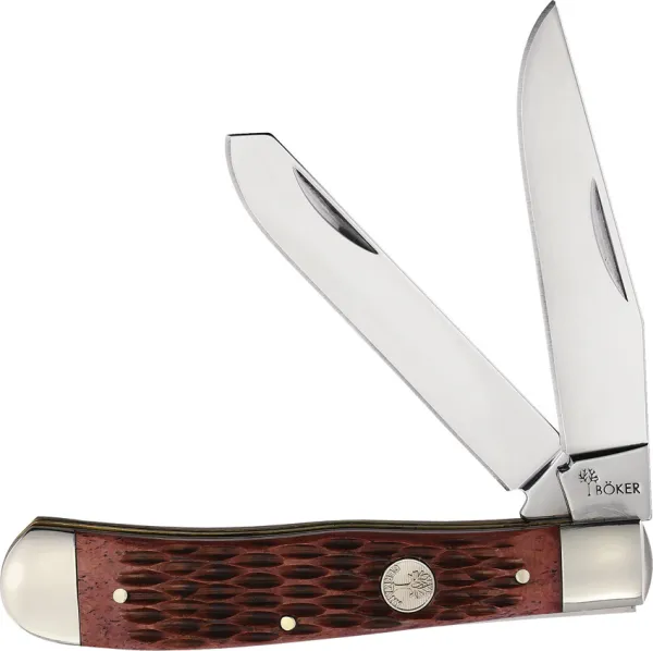 Boker Trapper Carbon Brown Bone knives BO110881