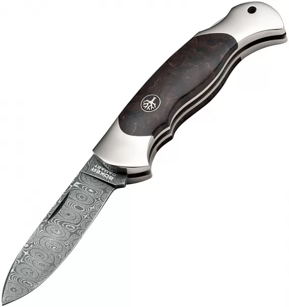 Boker Scout Lockback Curly Birch knives BO112202DAM