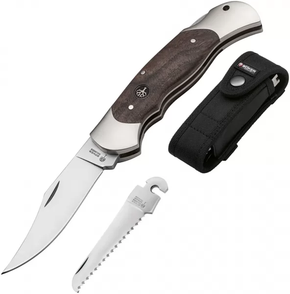 Boker Optima Lockback Walnut knives BO113113
