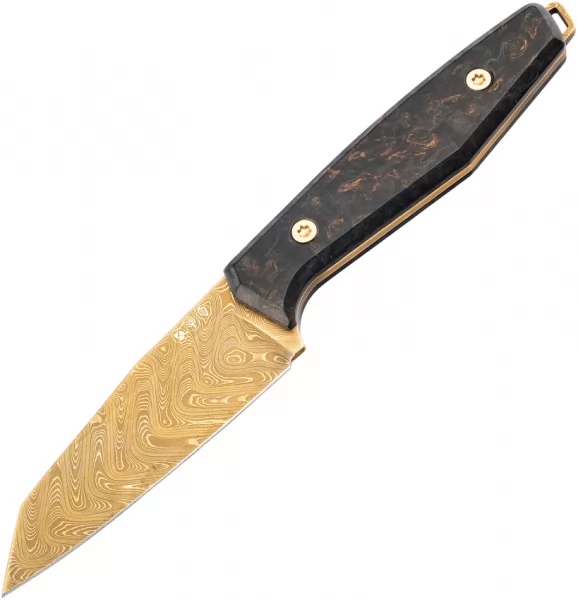 Boker AK1 Fixed Blade Damast Gold knives BO122511DAM