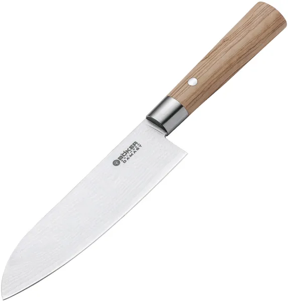 Boker Boker Damast Olive Santoku knives BO130437DAM