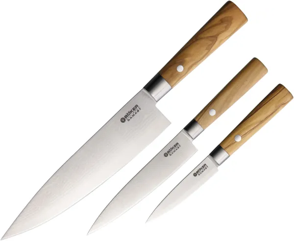 Boker Kitchen Set Olive knives BO130440SET