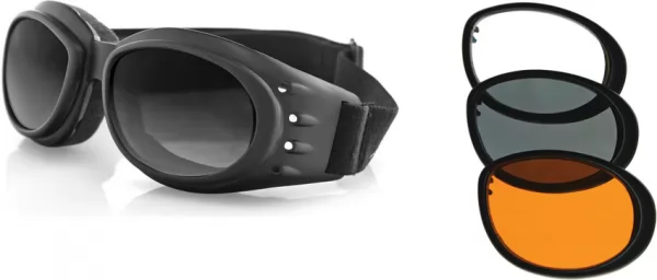 Bobster Cruiser 2 Goggle 3 Lenses knives BOB01200