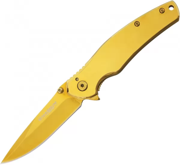 Boker Magnum Gold Finger Linerlock knives BOM01LG277