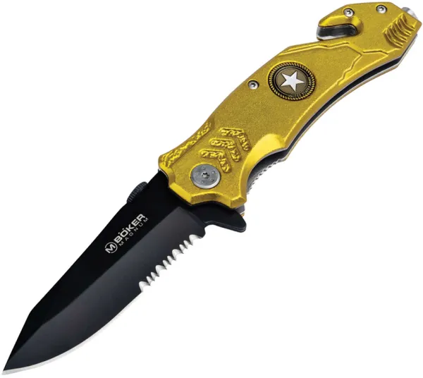Boker Magnum Rescue Linerlock Army knives BOM01LL471