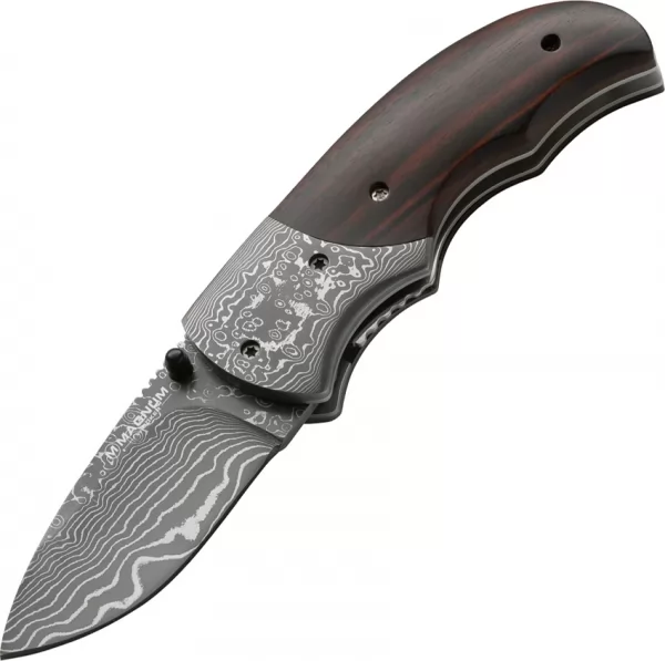 Boker Magnum Damascus Stubby knives BOM01MB178DAM