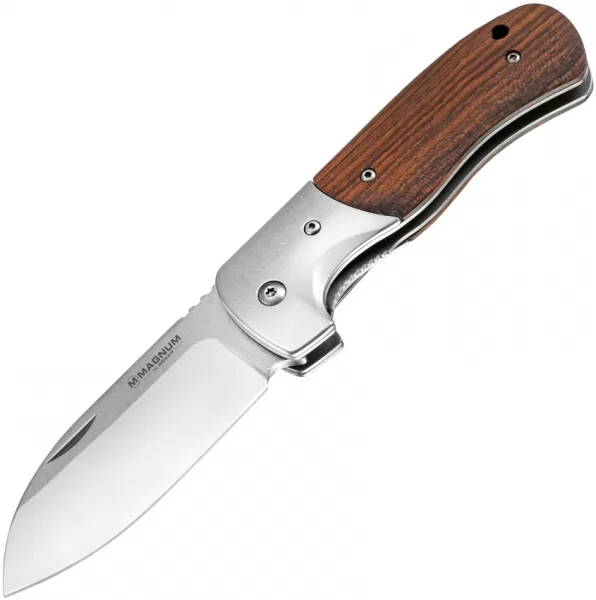 Boker Magnum Wooden Fat Jack Linerlock knives BOM01MB716