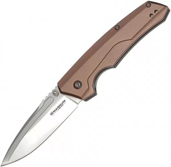 Boker Magnum Seventies Linerlock Bronze knives BOM01RY323