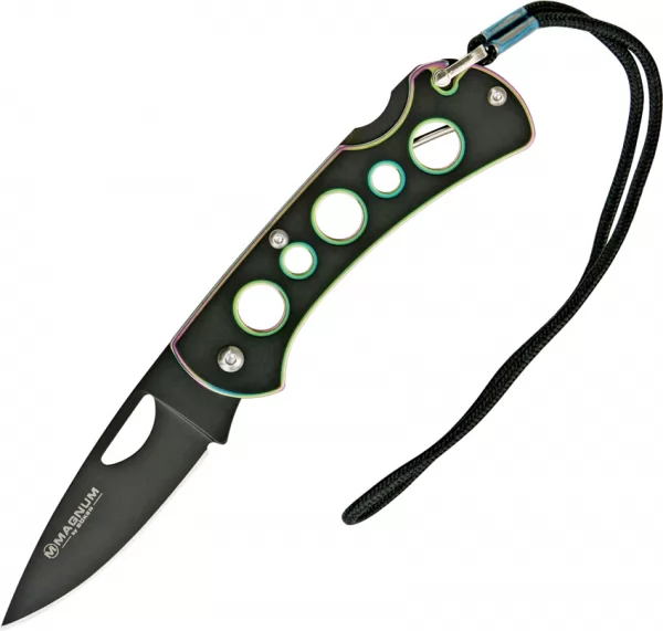 Boker Magnum Dark Rainbow Lockback knives BOM01SC014