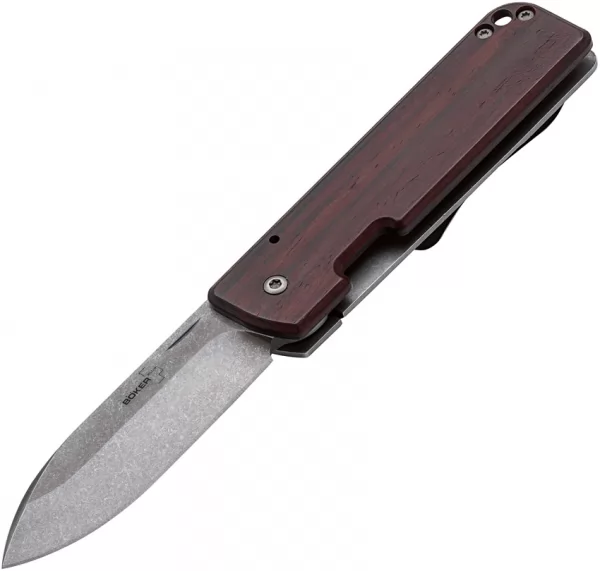 Boker Plus Lancer 42 Framelock Cocobolo knives BOP01BO468