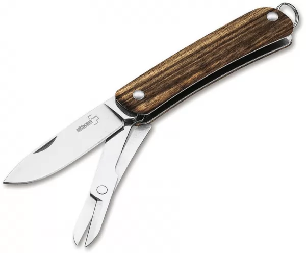 Boker Plus Mini Tech Tool 3 Zebra Wood knives BOP01BO878