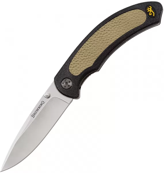 Browning Cayman Linerlock Tan knives BR0036
