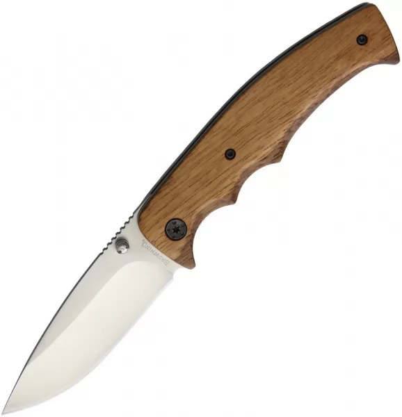 Browning Linerlock Zebra Wood knives BR0178