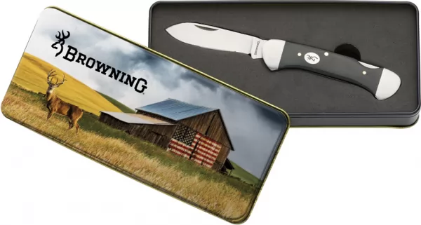 Browning Lockback with Vintage Tin knives BR0411