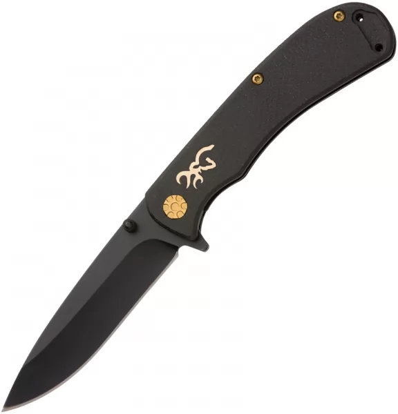 Browning Rivet Black Folder knives BR0474