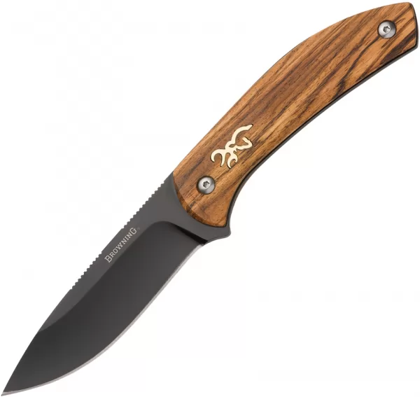 Browning Fixed Blade Zebra Wood knives BR0491