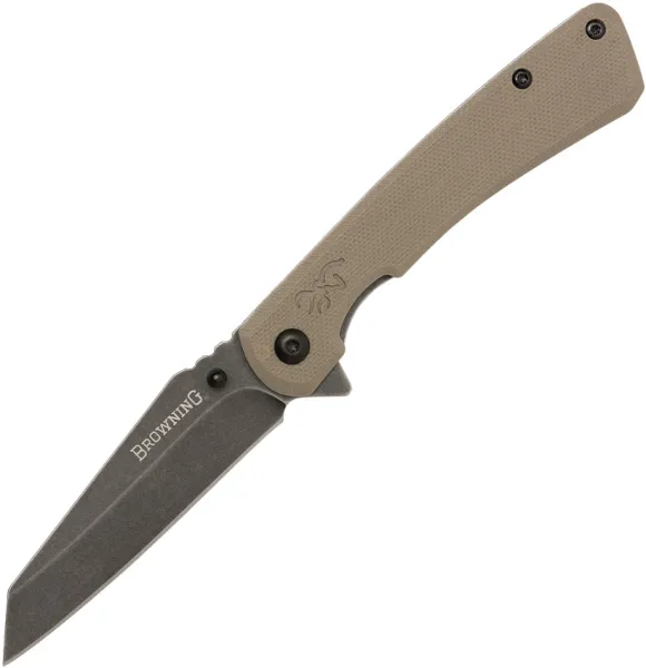 Browning Branded Rock Framelock FDE knives BR0512