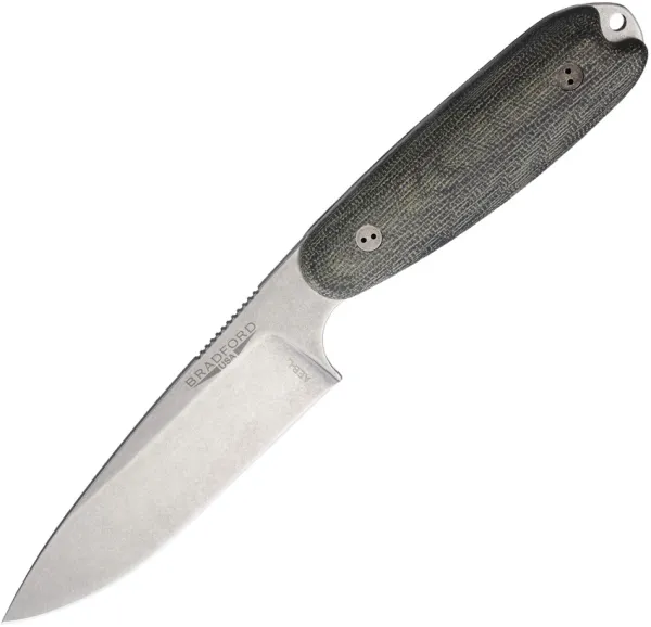 Bradford Knives Guardian3.5XL 3D Black Micarta BRAD35XL101A