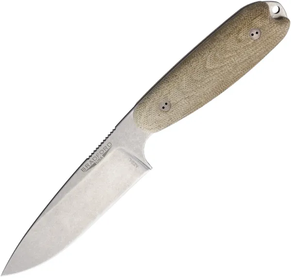 Bradford Knives Guardian3.5XL OD Green Micarta BRAD35XL102A