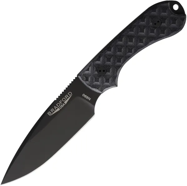 Bradford Knives Guardian 3 Fixed Blade Black BRAD3FE001B