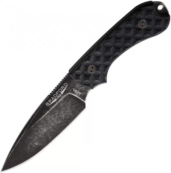 Bradford Knives Guardian 3 Textured Black BRAD3FE001NA
