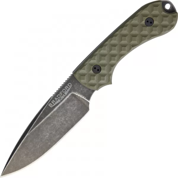 Bradford Knives Guardian 3 Nimbus OD Green BRAD3FE002N