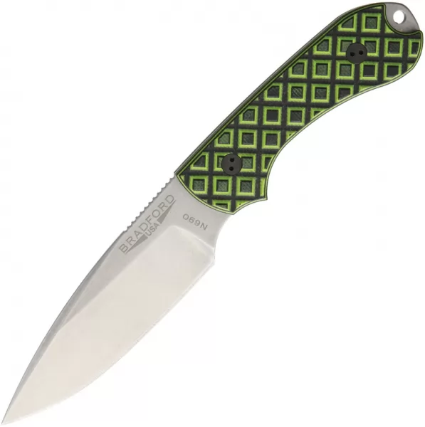 Bradford Knives Guardian 3 Toxic Green - Black BRAD3FE010