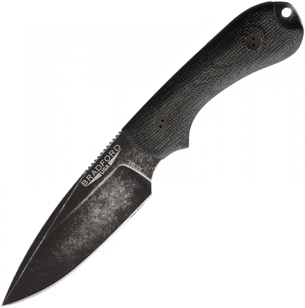 Bradford Knives Guardian 3 3D Black Micarta BRAD3FE101NA