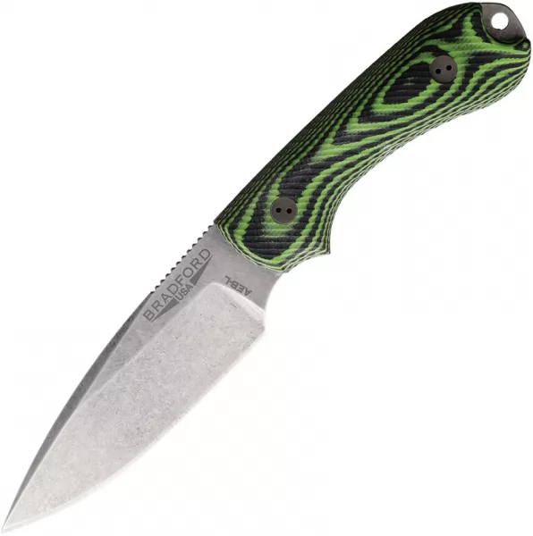 Bradford Knives Guardian 3 3D Toxic Green-Blac BRAD3FE110A