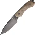 Bradford Knives Guardian 4 3D Natural Micarta - BRAD4FE104N