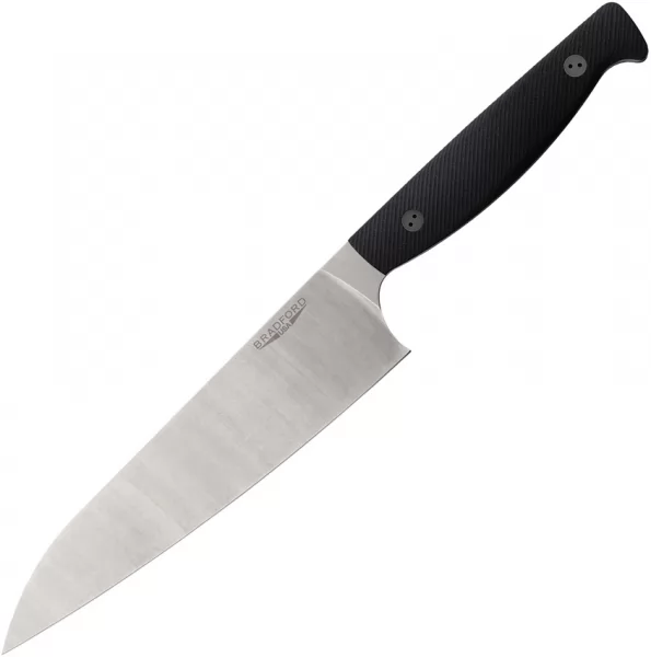 Bradford Knives Chefs Knife G10 Black BRADG10CHEF
