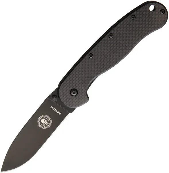 BRK Designed by ESEE Avispa Framelock CF-Black D2 BRK1302CFB