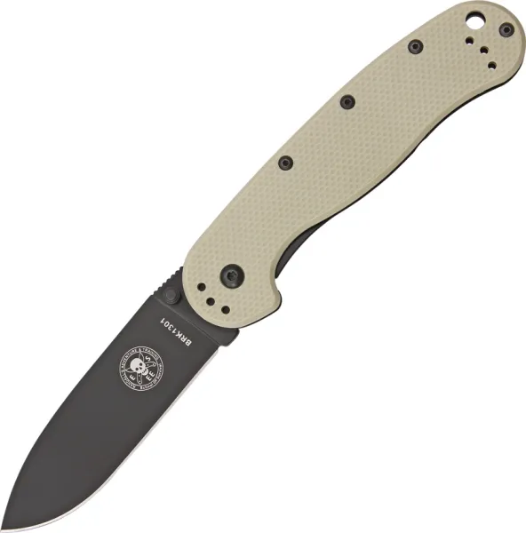 BRK Designed by ESEE Avispa Framelock Tan-Black D2 BRK1302DTB
