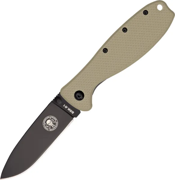 BRK Designed by ESEE Zancudo Framelock Tan-Blk D2 BRKR2DTB
