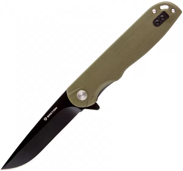Bastion Craft Linerlock OD Green knives BSTN2373