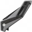 Bastion Sigma Linerlock Gray CF knives BSTN2421