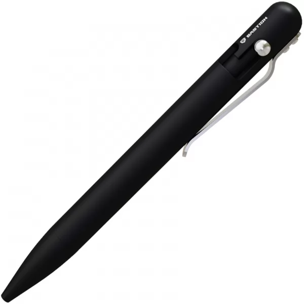 Bastion Bolt Action Pen Aluminum Black knives BSTN249B