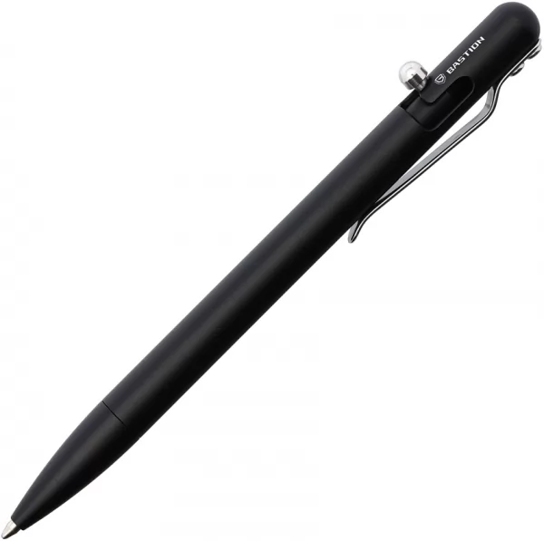 Bastion Slim Bolt Action Pen Blk Al knives BSTN256B