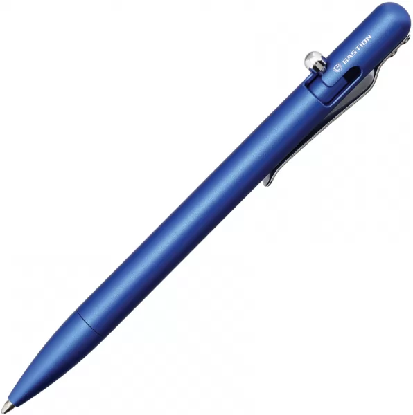 Bastion Slim Bolt Action Pen Blue Al knives BSTN256BL