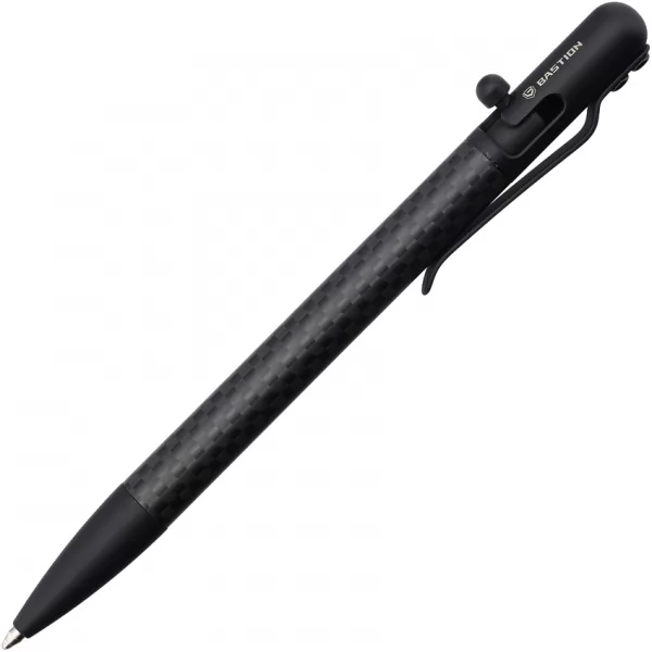 Bastion Slim Bolt Action Pen CF knives BSTN258B