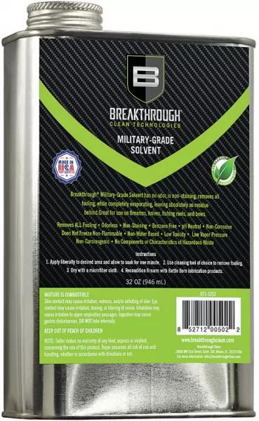 Breakthrough Clean Military-Grade Solvent 32oz BTCBTS32