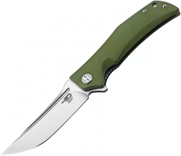 Bestech Knives Scimitar G10 Linerlock Green knives BTKG05B1
