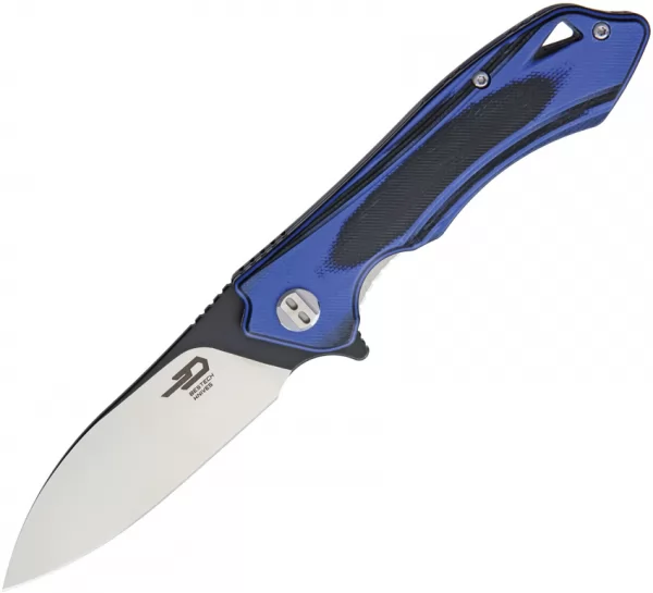 Bestech Beluga Linerlock Black-Blue knives BTKG11G1