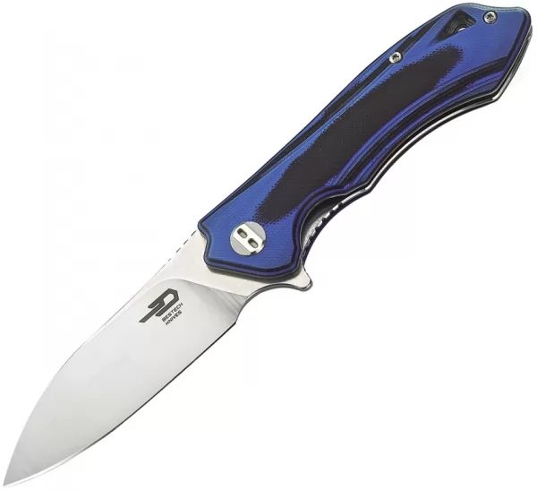 Bestech Beluga Linerlock Black-Blue knives BTKG11G2