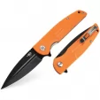 Bestech Fin Linerlock Orange Blk knives BTKG34B3