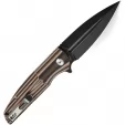 Bestech Fin Linerlock Orange Multi Blk knives BTKG34C3