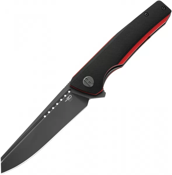 Bestech Knives Slyther Linerlock Black-Red knives BTKG51C