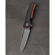 Bestech Knives Slyther Linerlock Black-Red knives BTKG51C