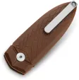 Bestech Knives Ququ Button Lock G10 Brown knives BTKG57A3