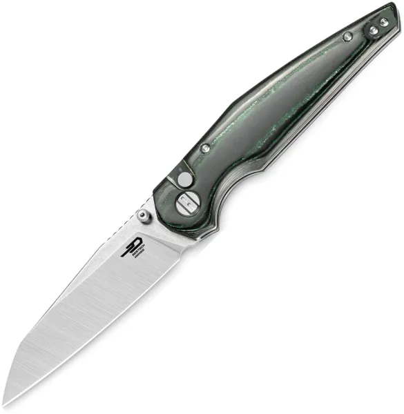 Bestech Snakebird Button Lock Green knives BTKG58A